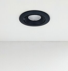 LedLed SALE TROLED kantelspot rond zwart dimbaar